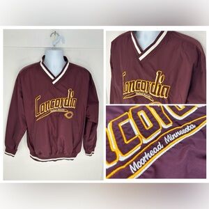 Concordia‎ College Cobbers Pullover Size Medium Vintage Jacket NCAA Minnesota